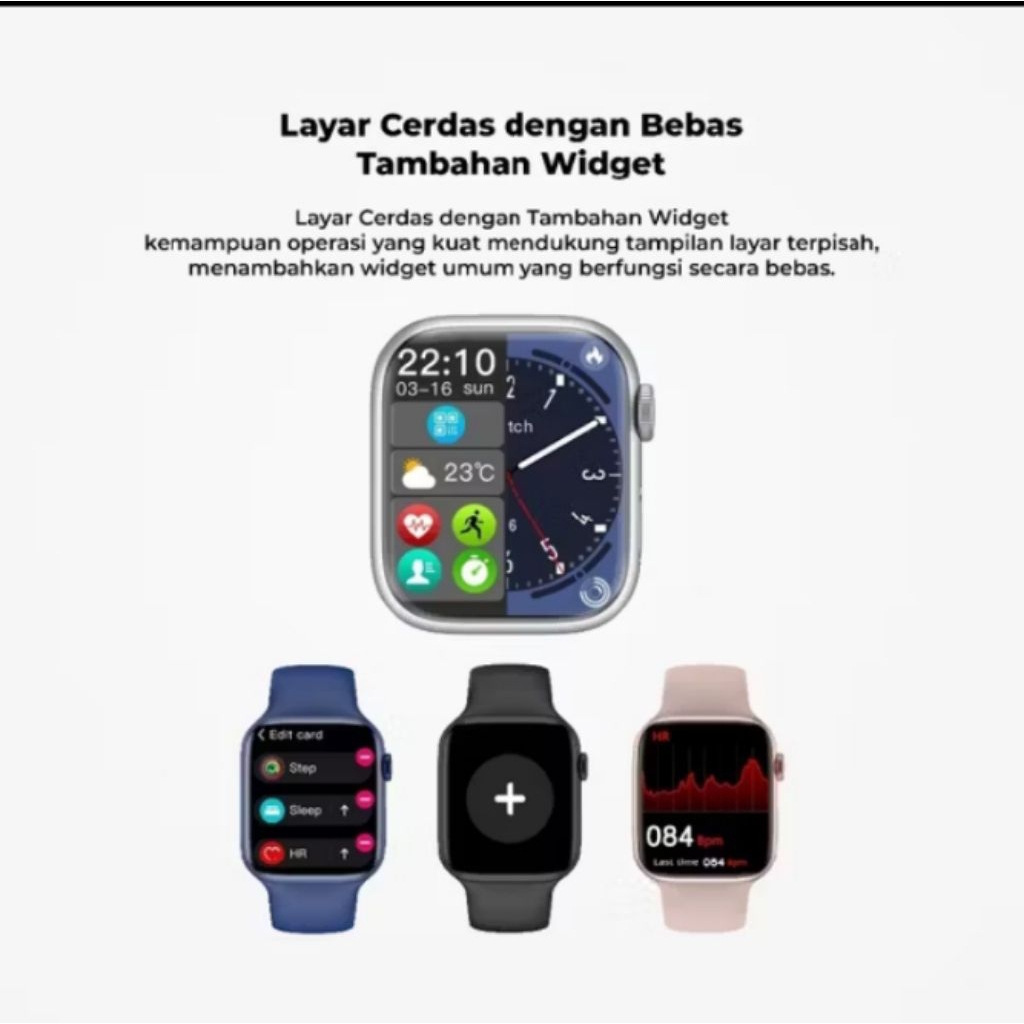 cod smart watch 9 pro max terbaru lengkap