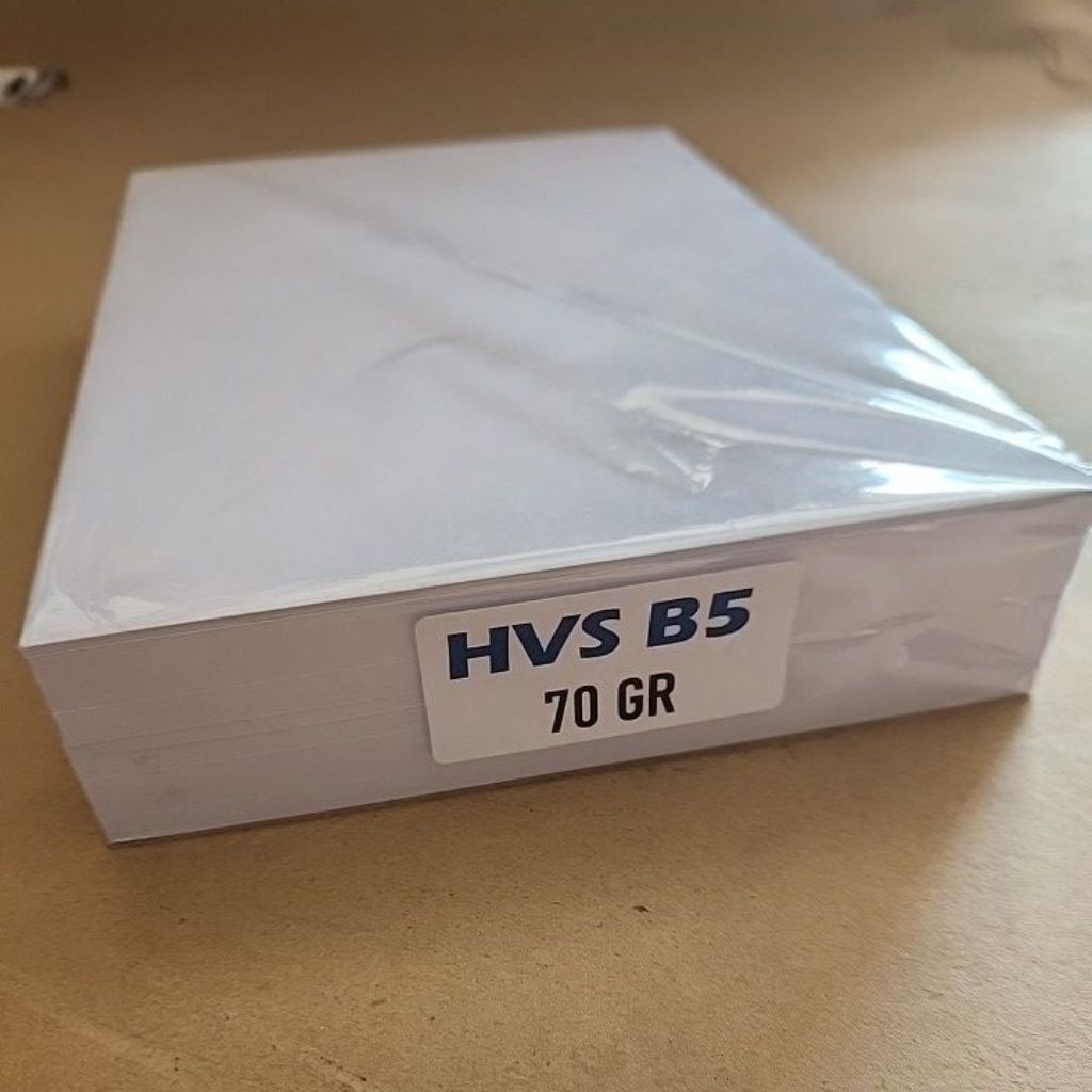 

Kertas HVS ukuran B5 70gsm PUTIH 500 lembar