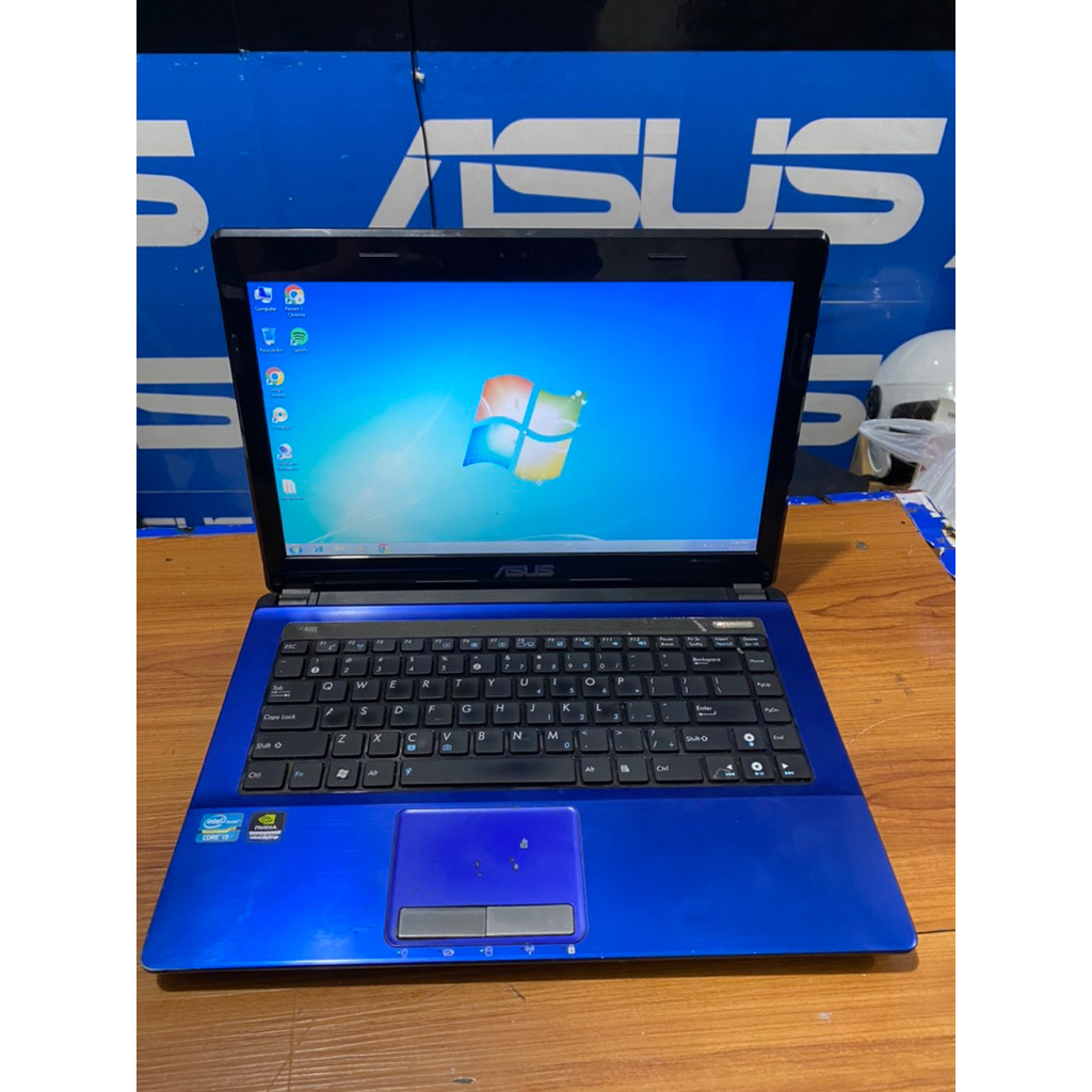Laptop asus K43sj core i3 siap pakai second
