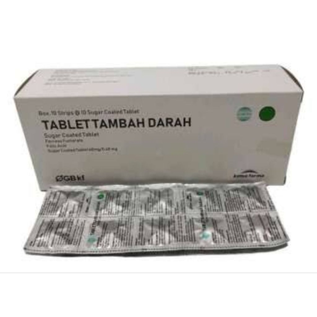 tablet tambah darah kimia farma box 100 tablet