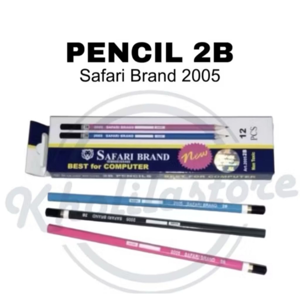 

pensil safari brand 2B ART 2005 (1pack isi 12 pcs)