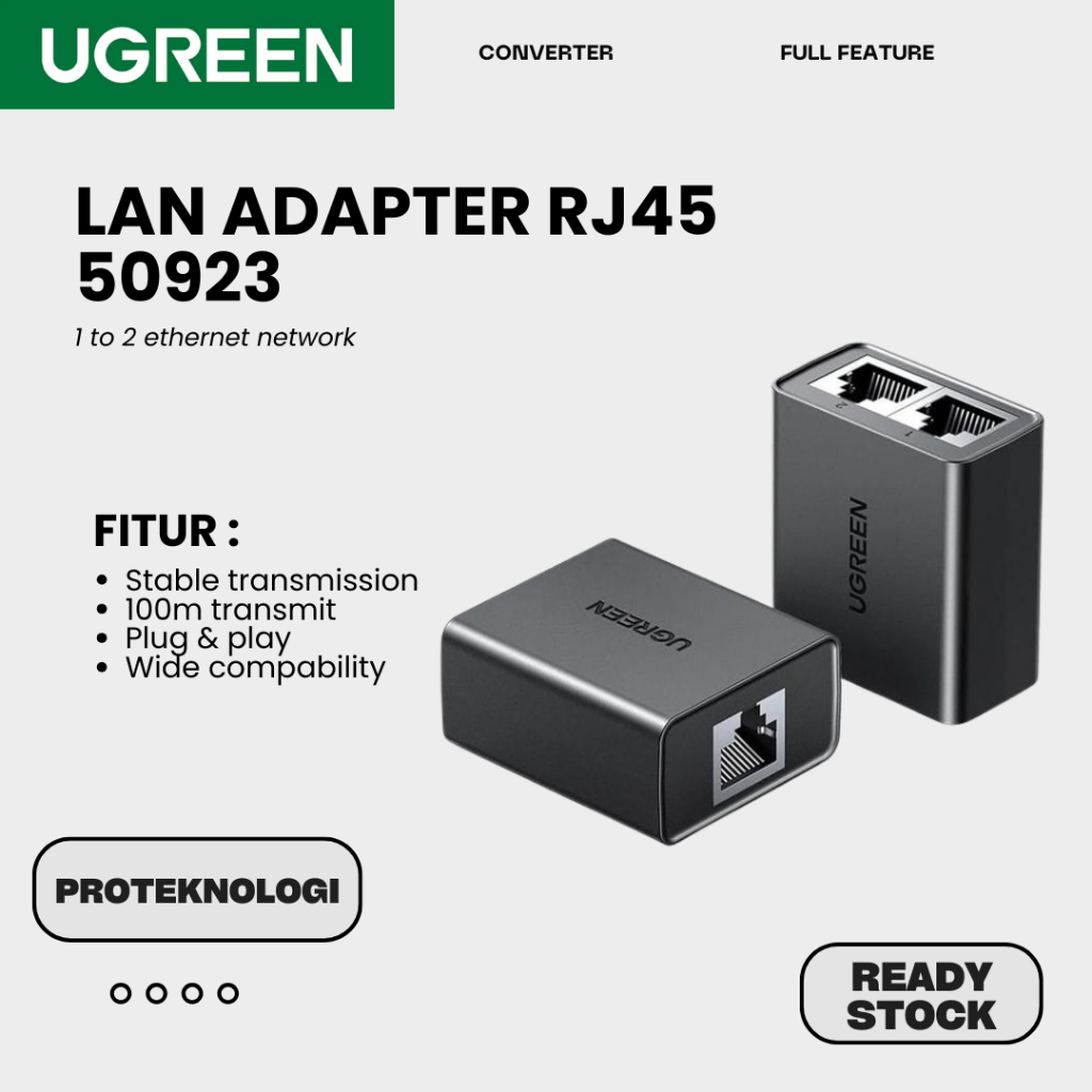 UGREEN 50923 Converter Splitter Cable LAN