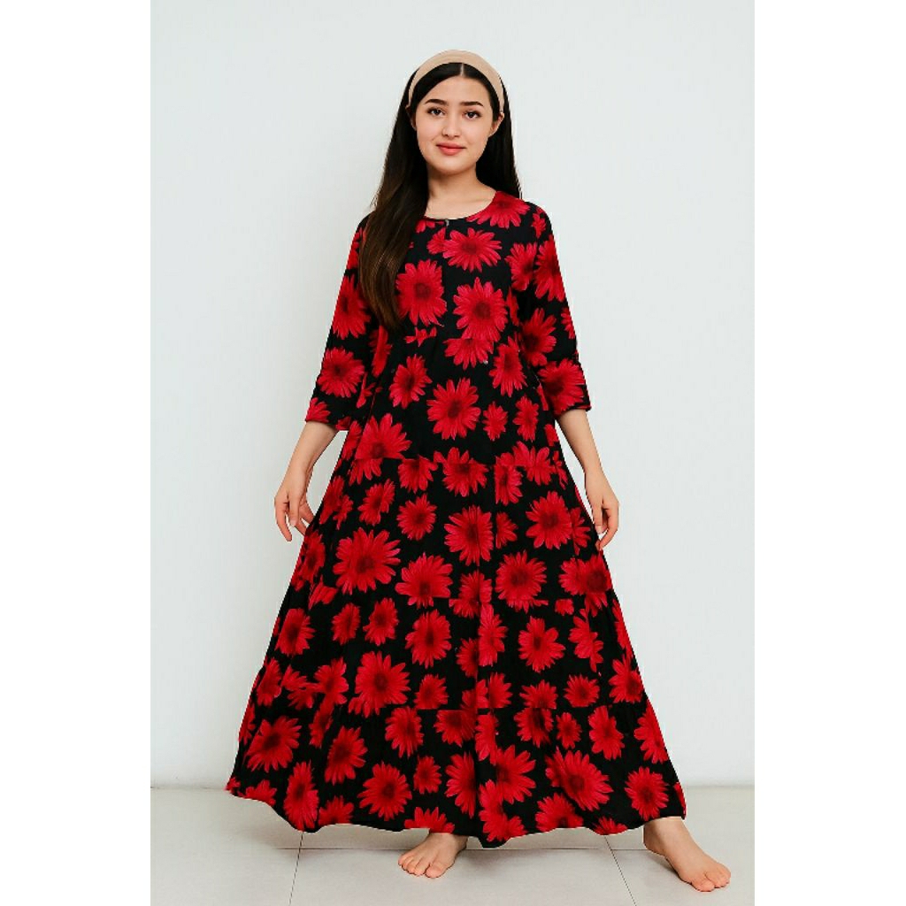 Gajah Putih Daster Longdress Umbrella Panjang