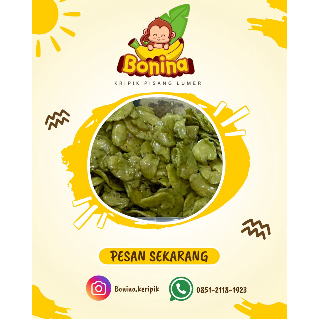 

keripik pisang lumer bonina
