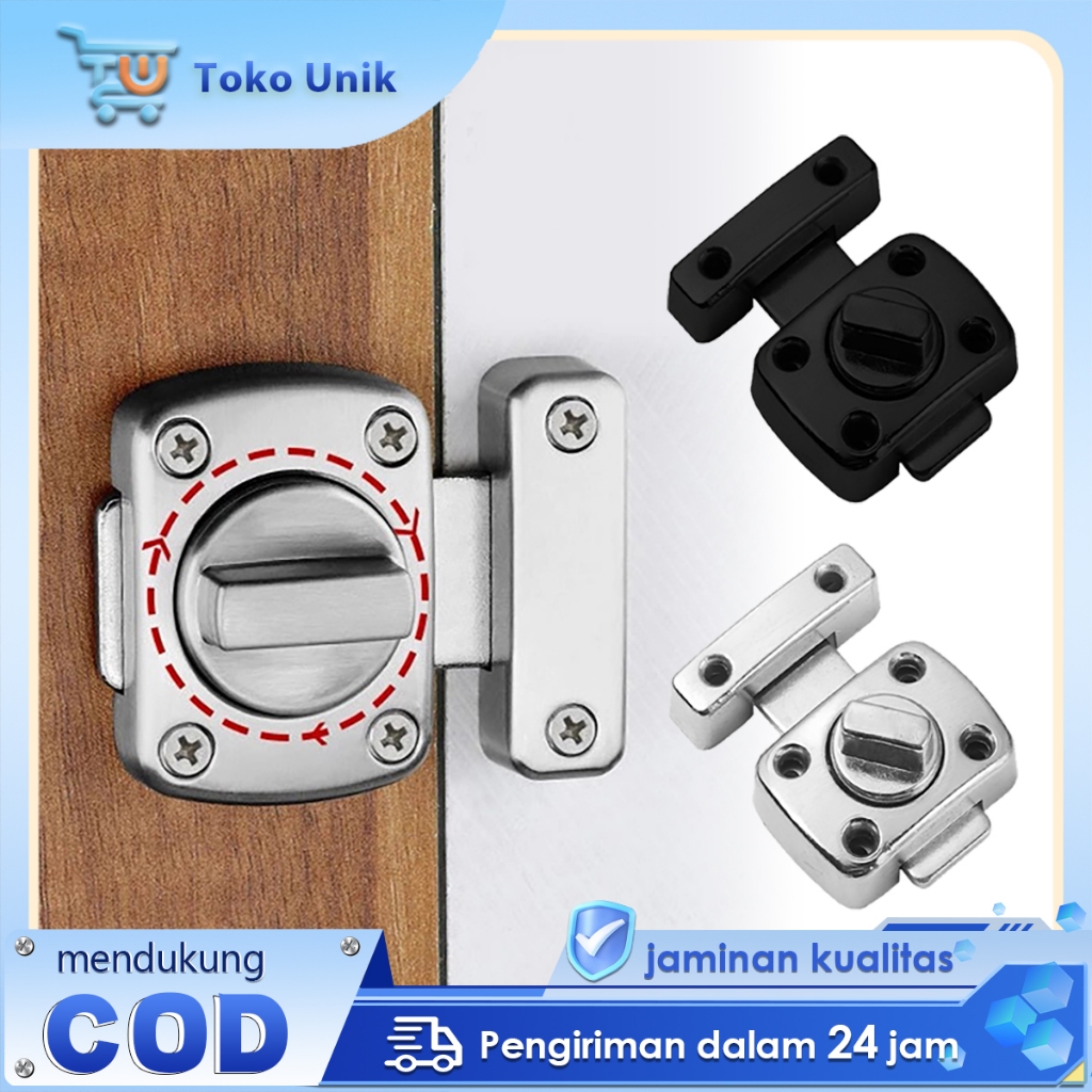 Grendel Putar Slot Pintu Grendel Pintu Kotak Anti Maling Grendel Slot Pintu Jendela Untuk Rumah