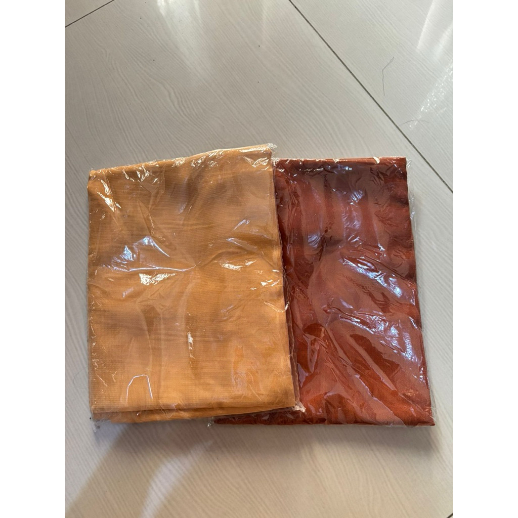 NEW Kerudung Bella squre warna salem & teracotta