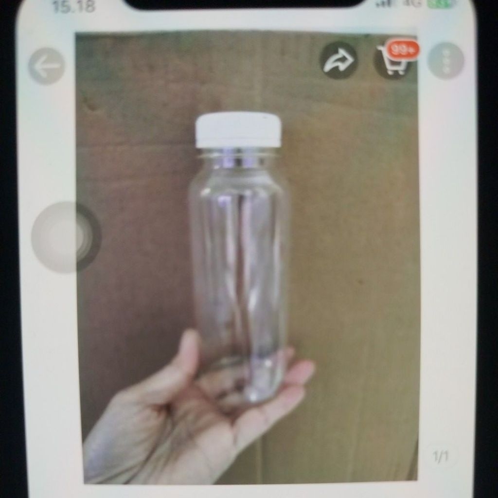 Botol plastik Kale 250ml / Botol plastik kale 18gr