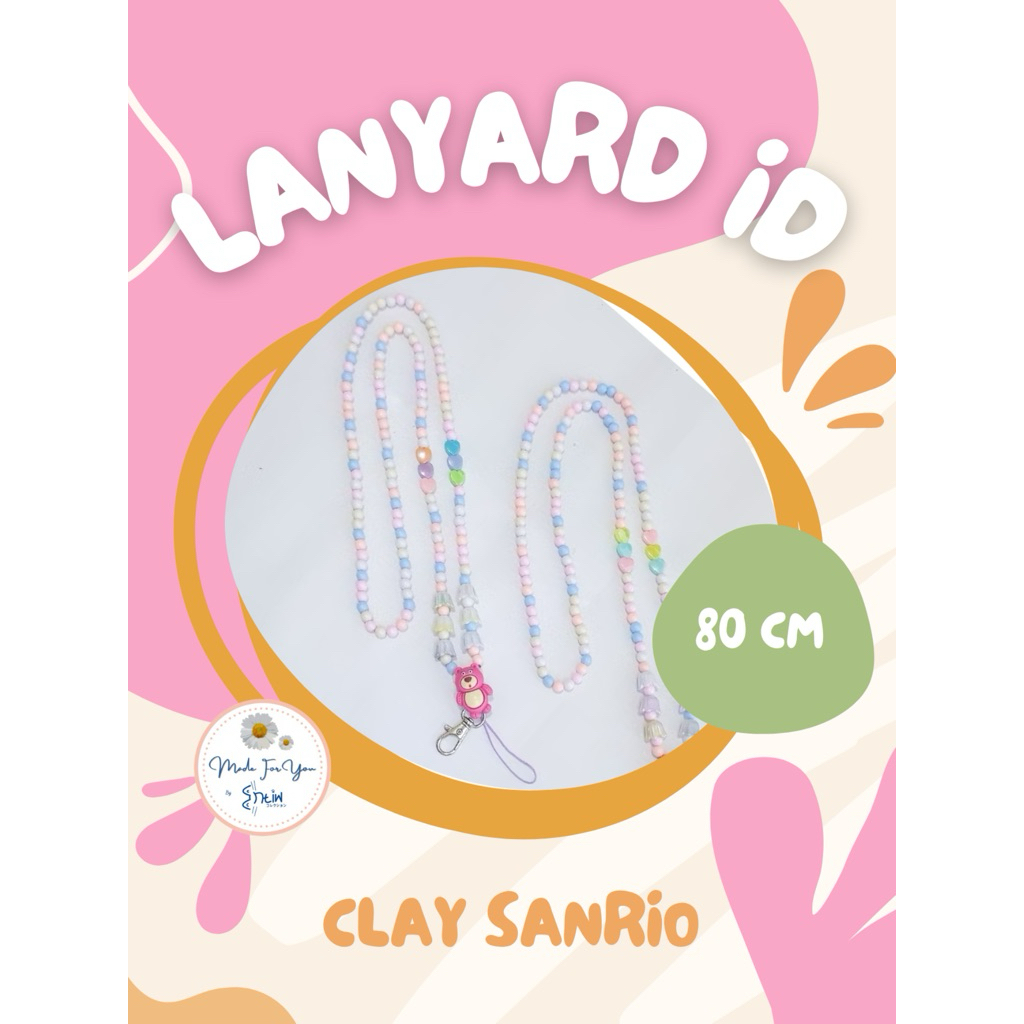 

Lanyard Pastel Sanrio / tali id card manik pastel sanrio / lanyard id card lanyard pods lanyard tali nametag manik manik