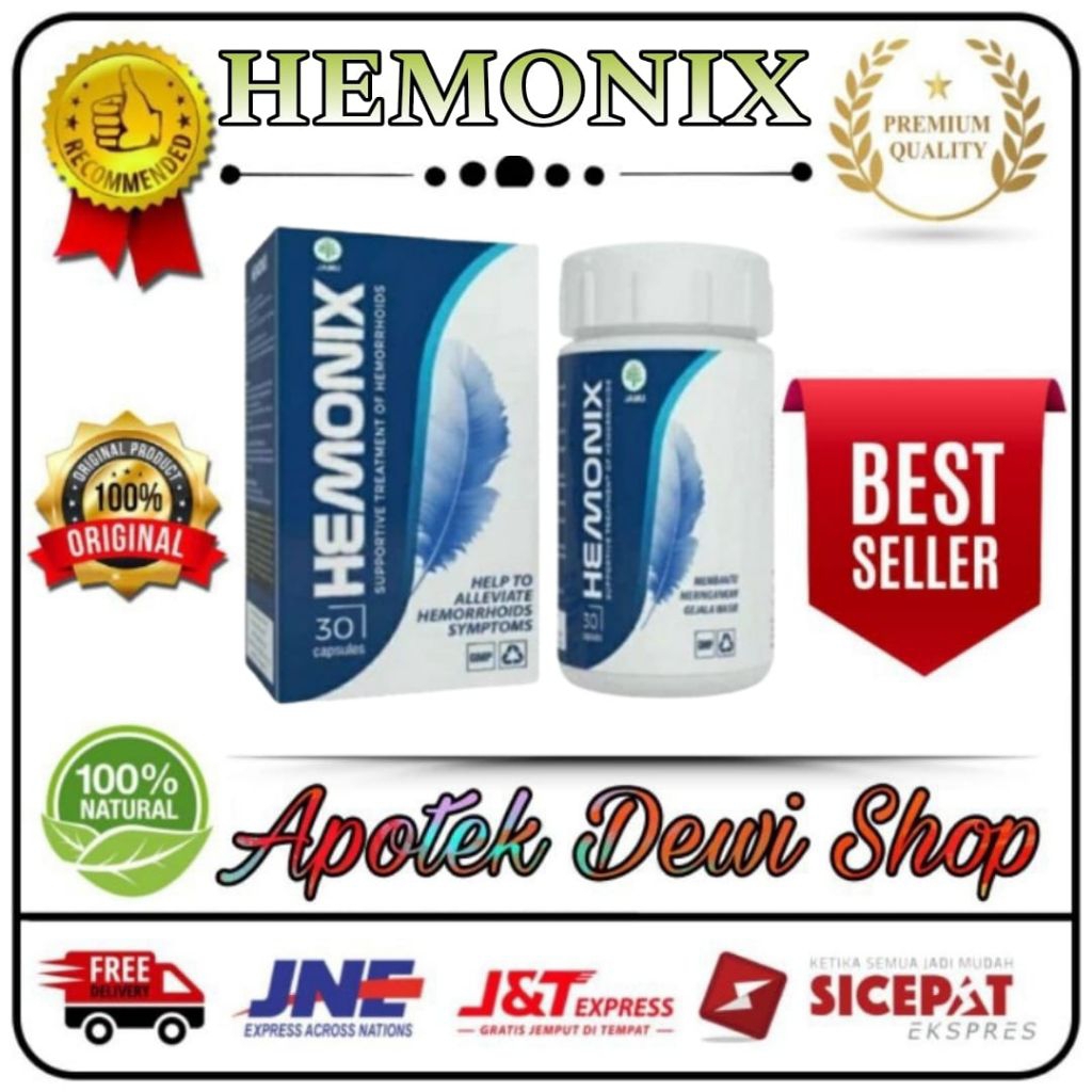 Hemonix Asli Original Obat Wasir & Ambeien Herbal Hemonix Mengatasi Penyakit Ambiyen