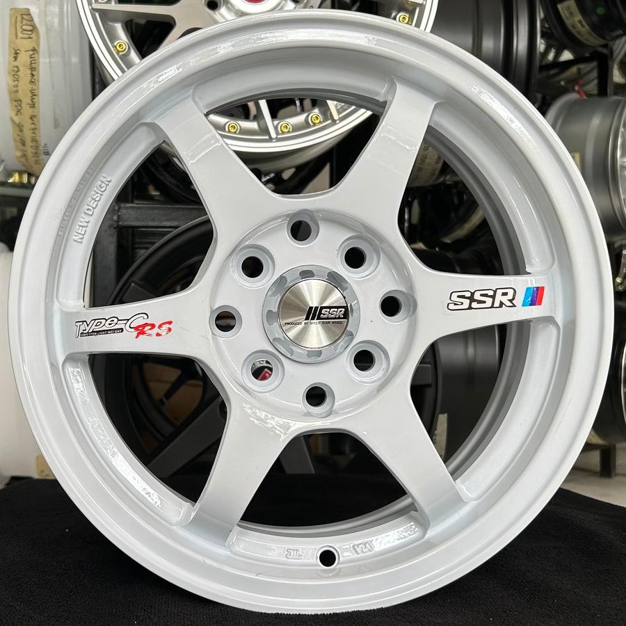 VELG MOBIL RING 14 - VELG SSR TYPE C RING 14 LEBAR 5.5 HOLE 8X100/114.3 ET38 WARNA WHITE