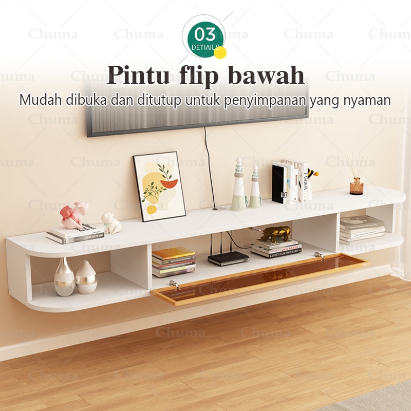 ⭐Garansi&Bisa ditarik 180-210cm⭐Lemari TV / Meja TV / Rak TV /Lemari TV Teleskopik Apartemen Kecil B