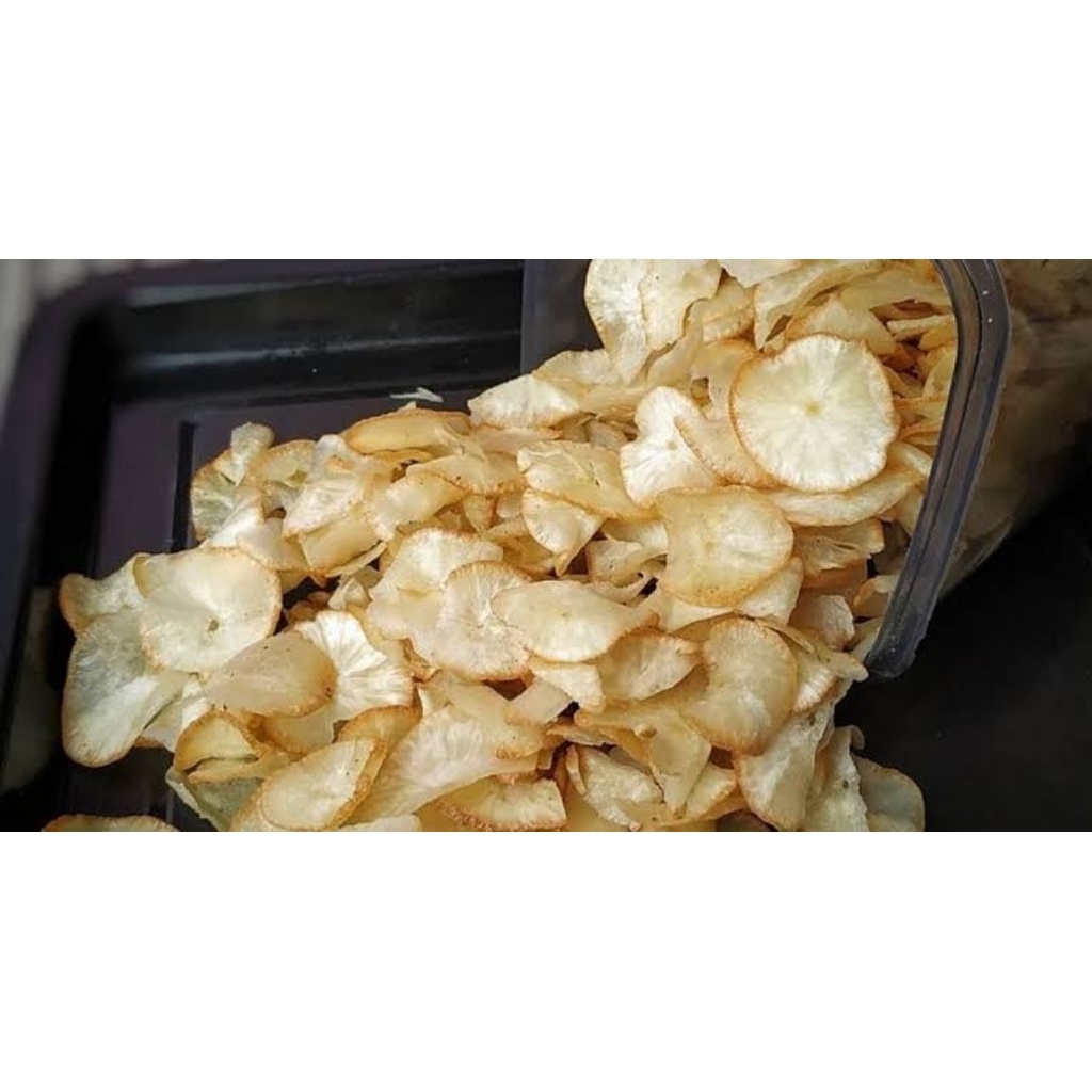 

Keripik singkong original gurih tanpa pengawet 1 kilo, 1000 gram