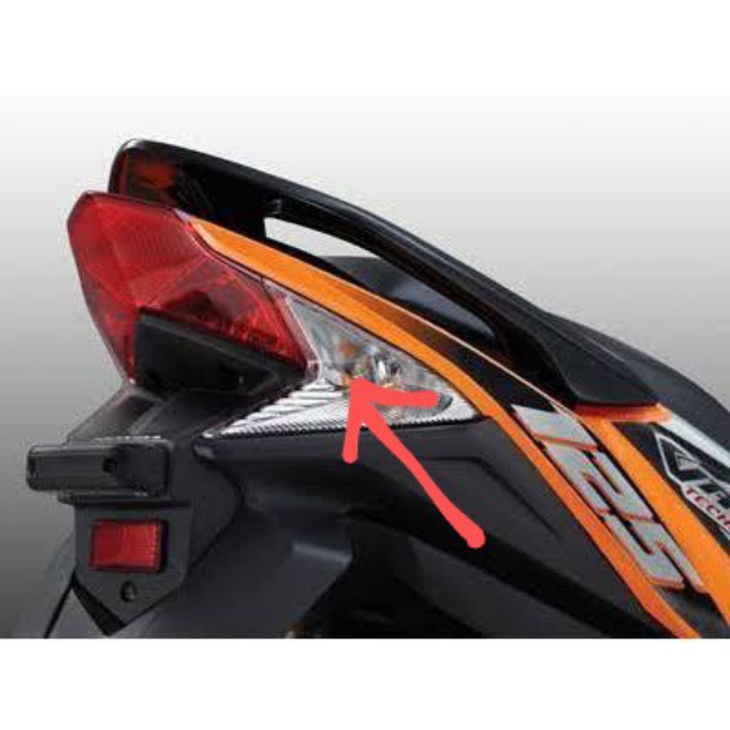 mika kaca lampu sein belakang vario 125 old