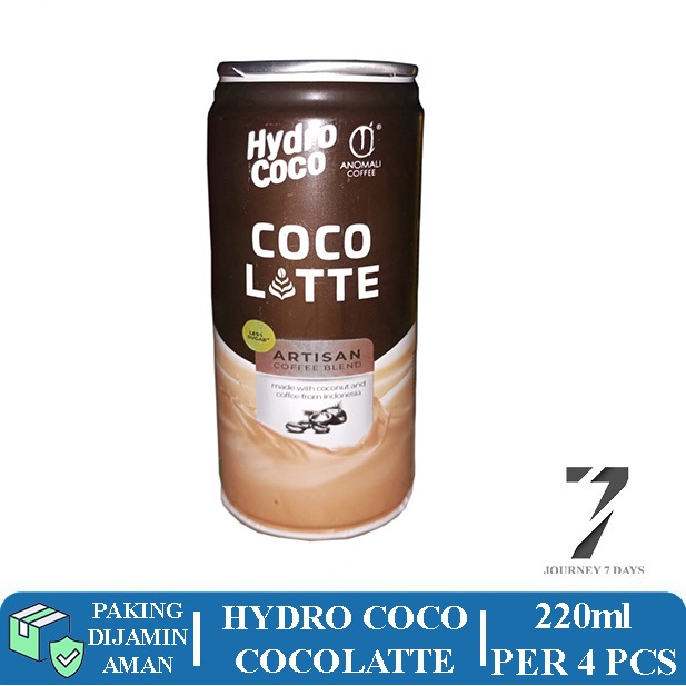

HYDROCOCO COFFELATTE ANOMALI KOPI 220ML PER 4 PCS JOURNEY 7 DAYS DENGAN PAKING AMAN