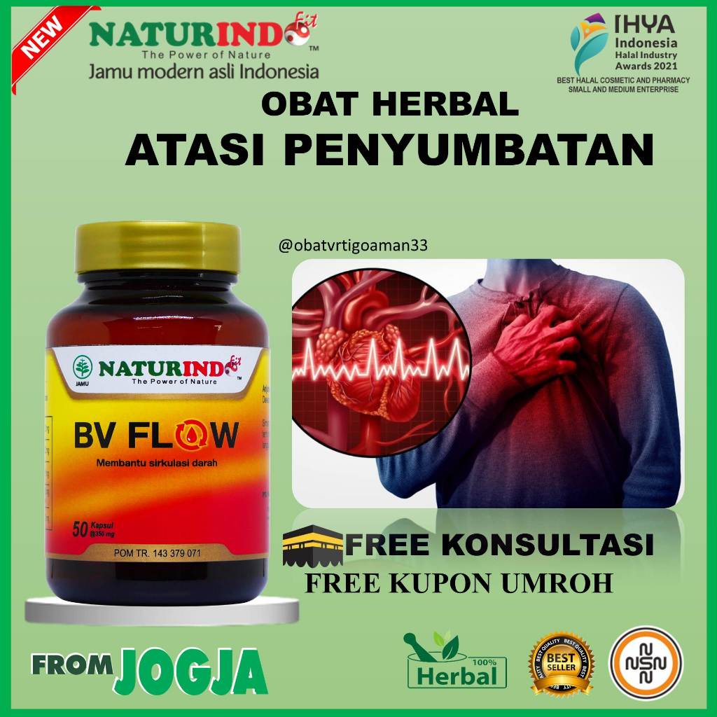 Obat Herbal Bv Flow Atasi Penyumbatan Peredaran Darah