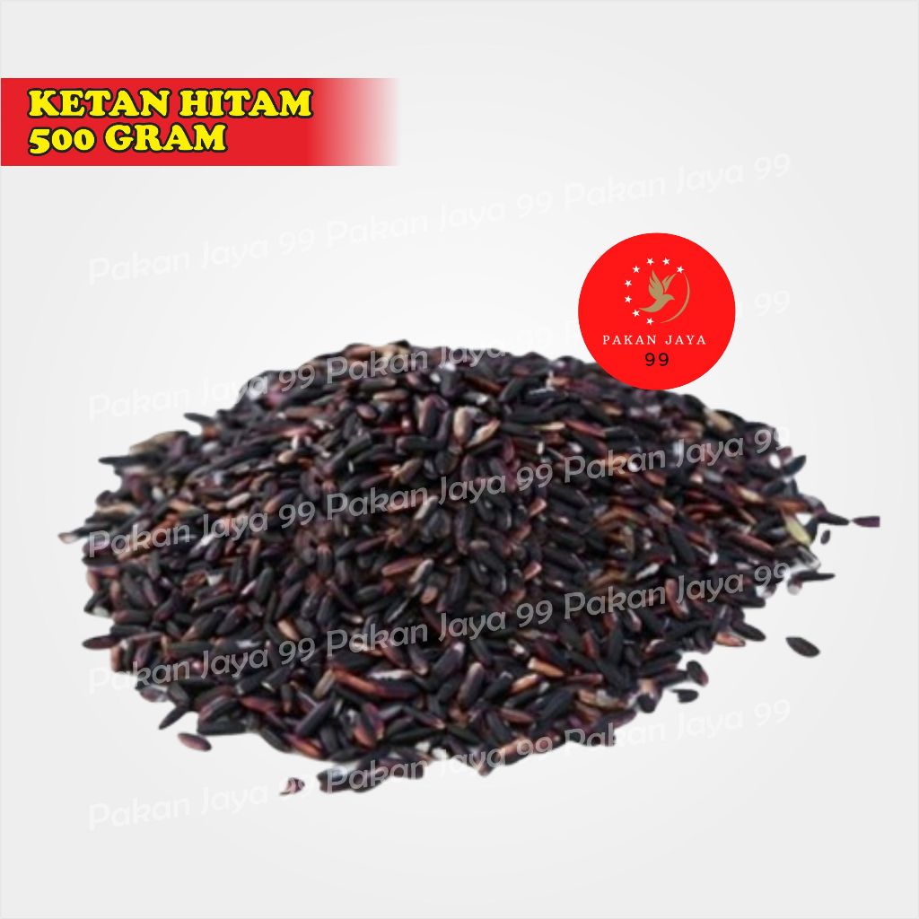 READY KETAN HITAM 500 GRAM BIJI CAMPURAN PAKAN MKANAN BURUNG DERKKU PERKUTUT PUTER PELUNG AYAM BEBEK