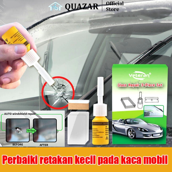 Quazar Lem Kaca Mobil Retak Tanpa Bekas penghilang retak kaca mobil lem kaca pecah tanpa bekas lem k