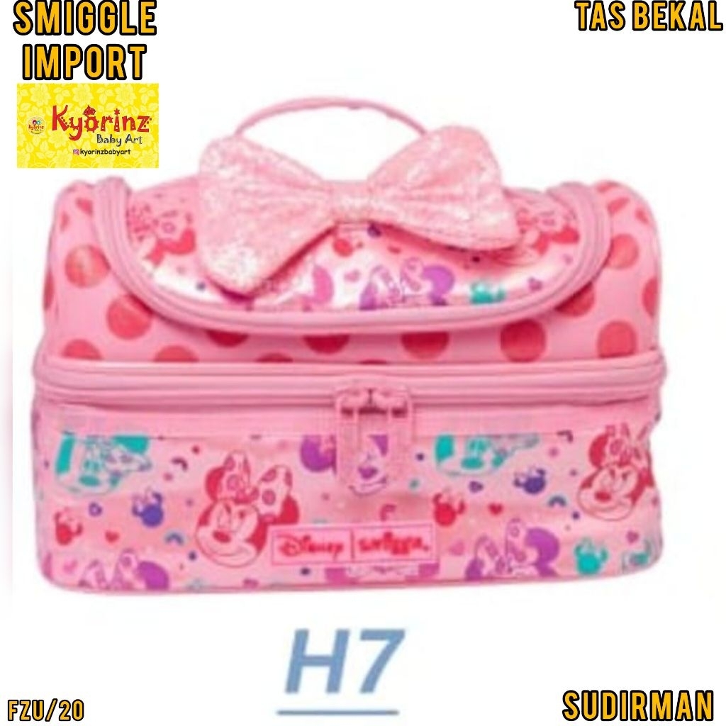 Kyorinz Tas Bekal SMIGGLE sekolah anak perempuan/laki-laki Tas Bekal/Lunch box SMIGGLE Sekolah Impor
