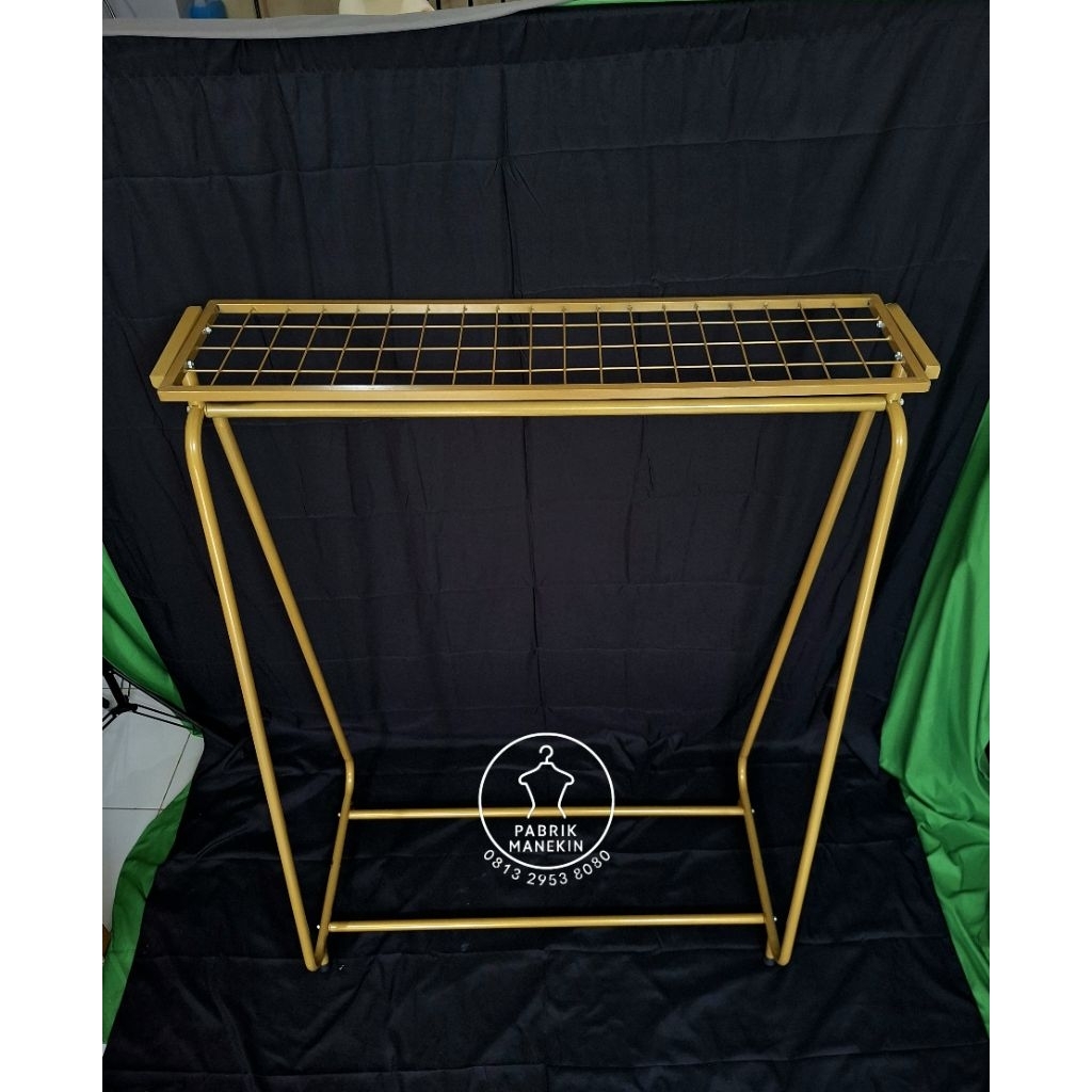 gawang ram tiang oval/gawang ram/gawang besi oval/gawang besi kokoh/gantungan besi/gantungan baju be