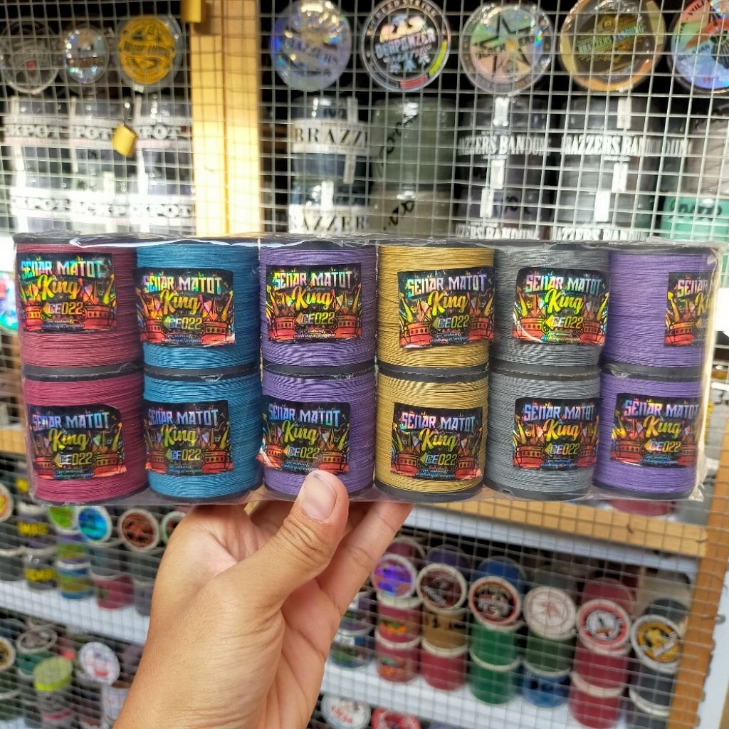 Gelasan MATOT Kasar 1 Pack (12 pcs) Bahan Biru size 022 KING CAHAYA EMON Matot Kung Cahaya Emon