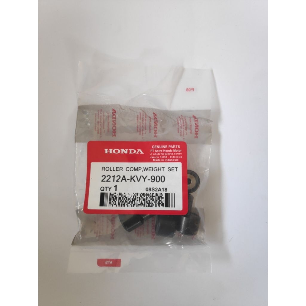 Roller Set Honda Beat Karbu/ Scoopy Karbu/ Vario Karbu/ Beat FI Ori AHM.