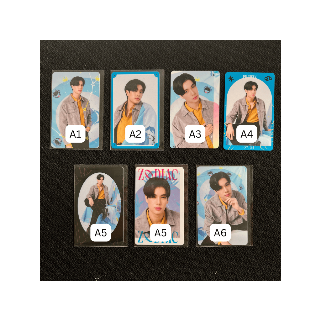 [DDALGI.ID] PHUWIN ZODIAC PHOTOCARD OFFICIAL AKTOR GMMTV THAILAND