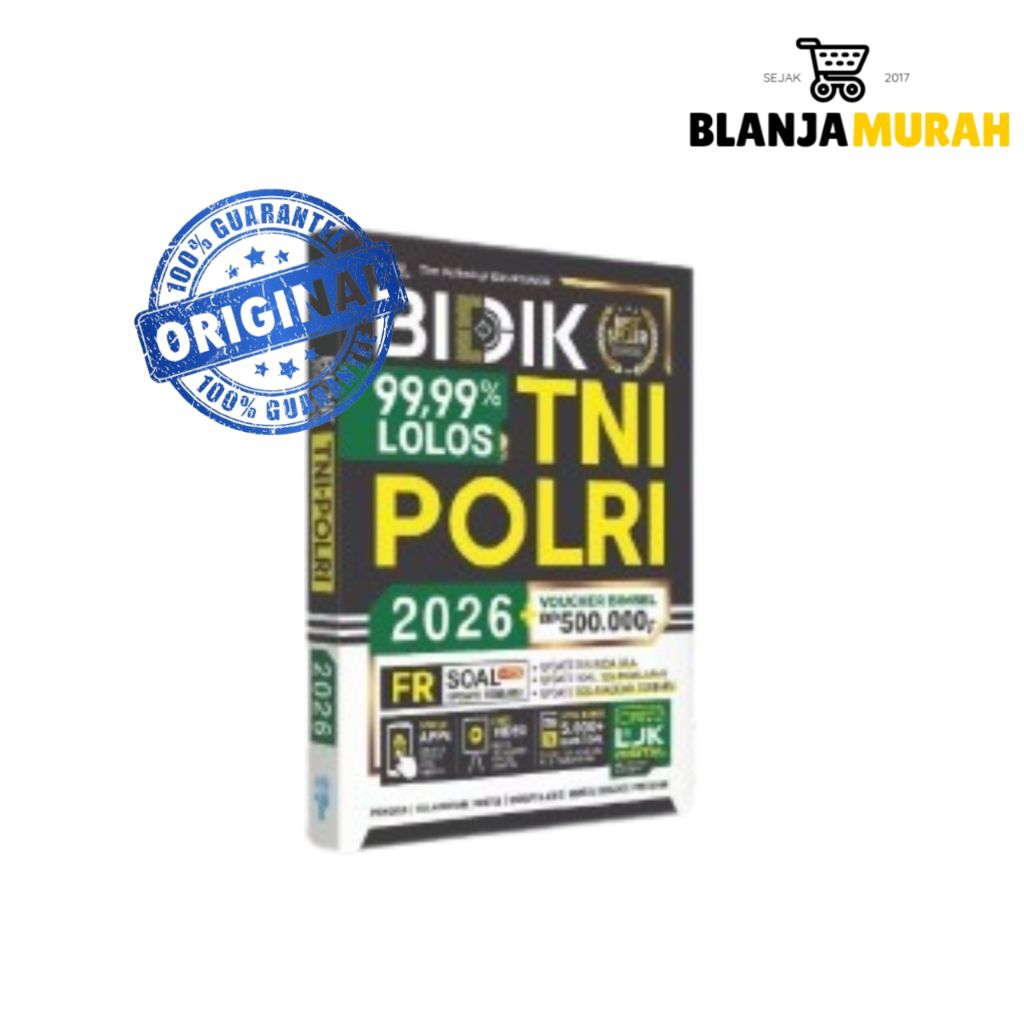 BIDIK 99.99% TNI POLRI 2026 (+voucher bimbel)