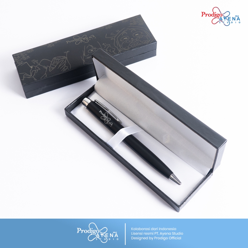 

[EXCLUSIVE] Prodigo x Ayena Studio * Pulpen Boldliner Sintang | Bolpoin Hitam Costum Nama I Pulpen Metal Model Exclusive I Pulpen Grafir Nama I Pulpen Custom I Bolpen Custom