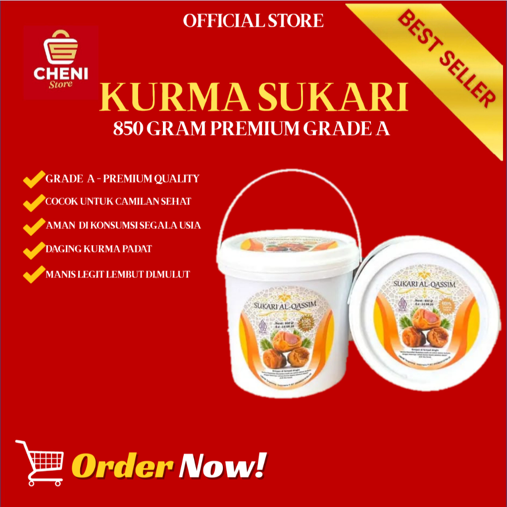 

KURMA SUKARI AL-QASIM 850 g - PREMIUM GRADE A
