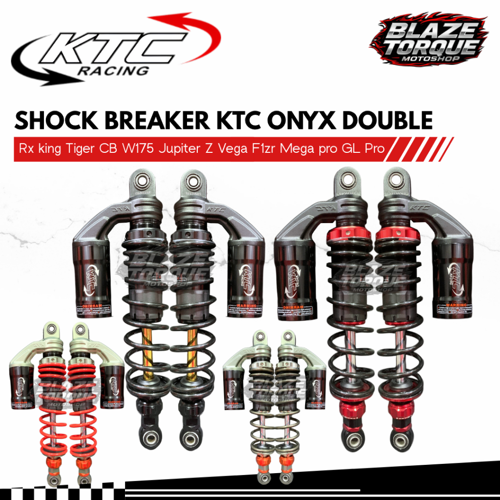 Shock Breaker Ktc Onyx Double Shock Single Click Rx king Tiger CB CBR W175 Jupiter Z Vega F1zr Mega 