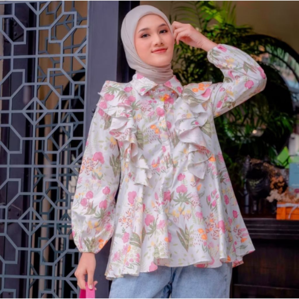qiandra multicolor blossom top