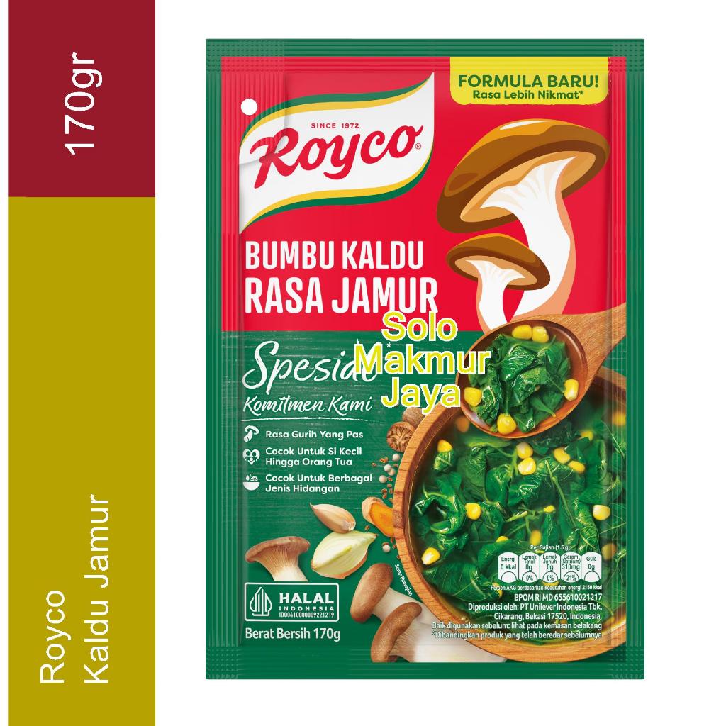 

ROYCO MUSHROOM KALDU JAMUR 170G - Royco Bumbu Kaldu Jamur
