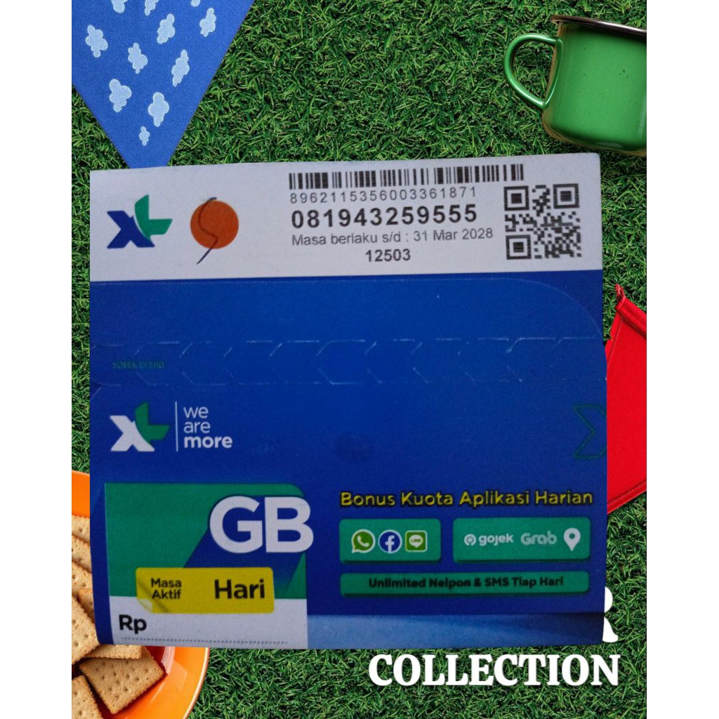 nomor cantik XL isi 9.5gb 45hari 432 59 555