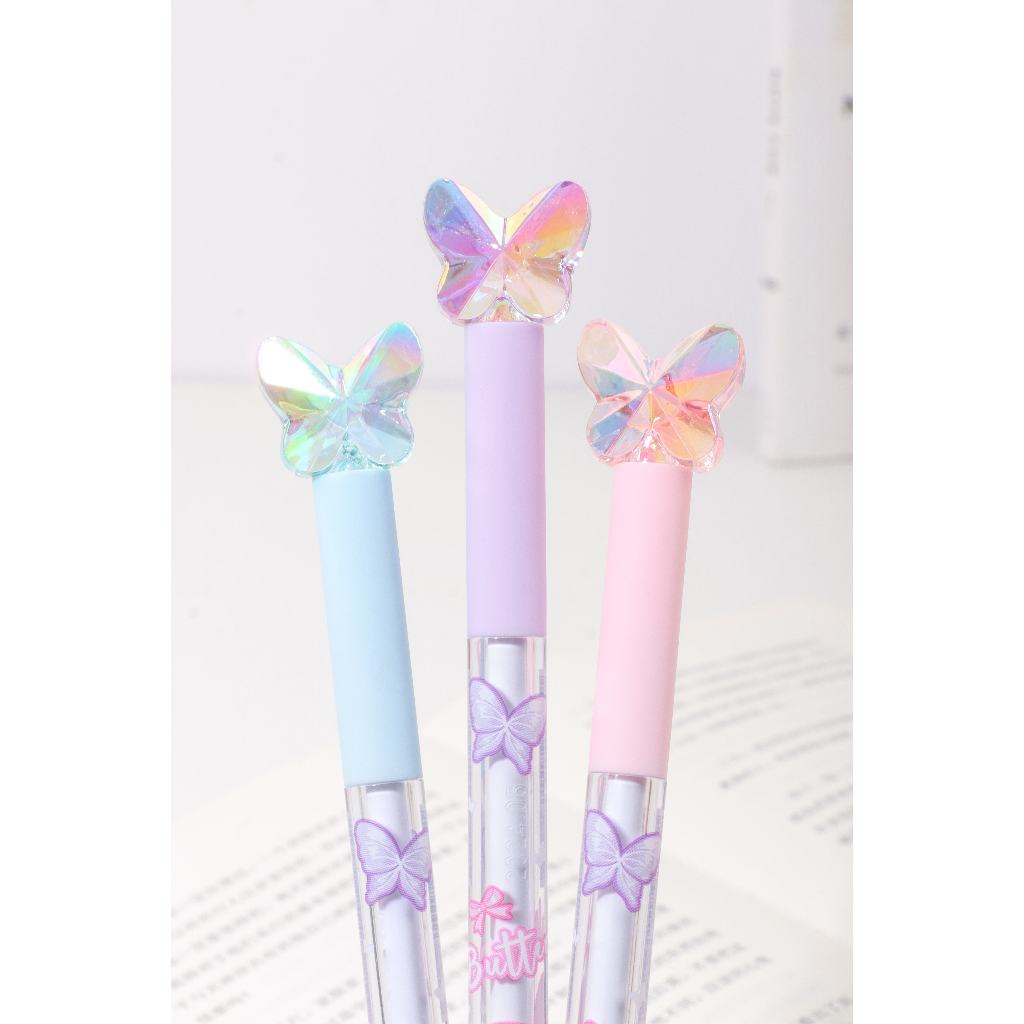 

Pena Crystal Butterfly – Pulpen Kupu-Kupu Cantik & Estetik