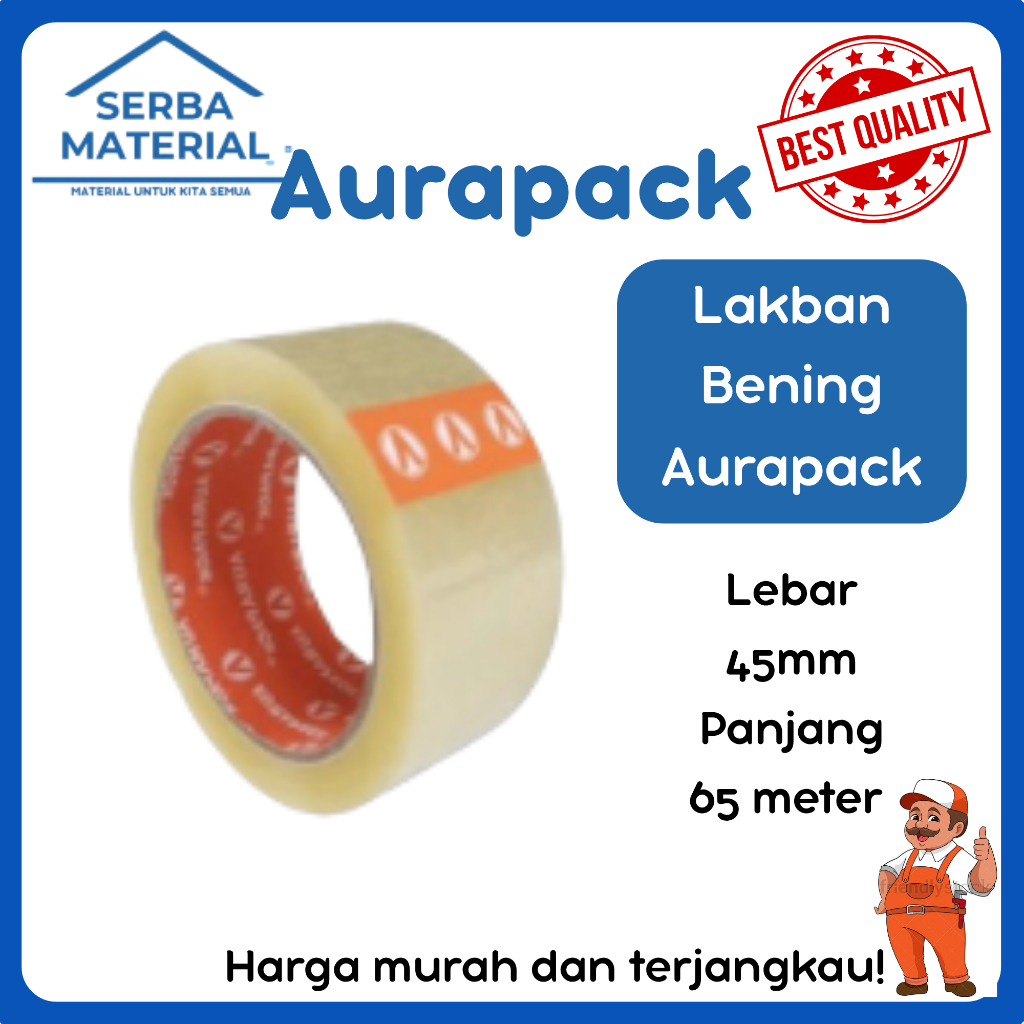

LAKBAN BENING AURAPACK 45MM X 65M