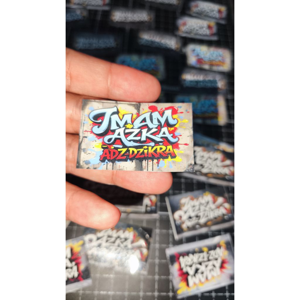 

Stiker Nama Custom | Sticker custom