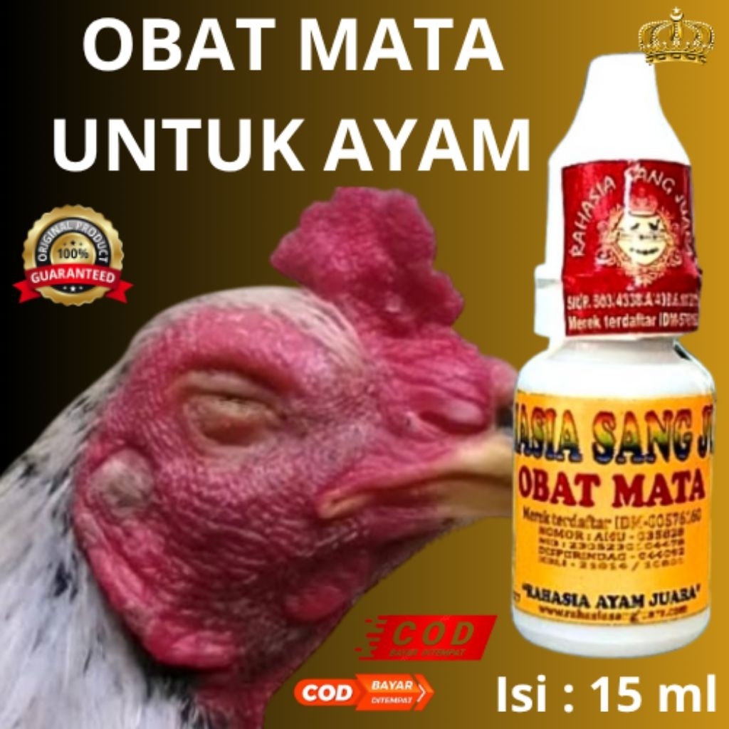 OBAT MATA AYAM – AMPUH ATASI MATA BERAIR, BERBUSA, BENGKAK, SNOT, SIWER & KATARAK