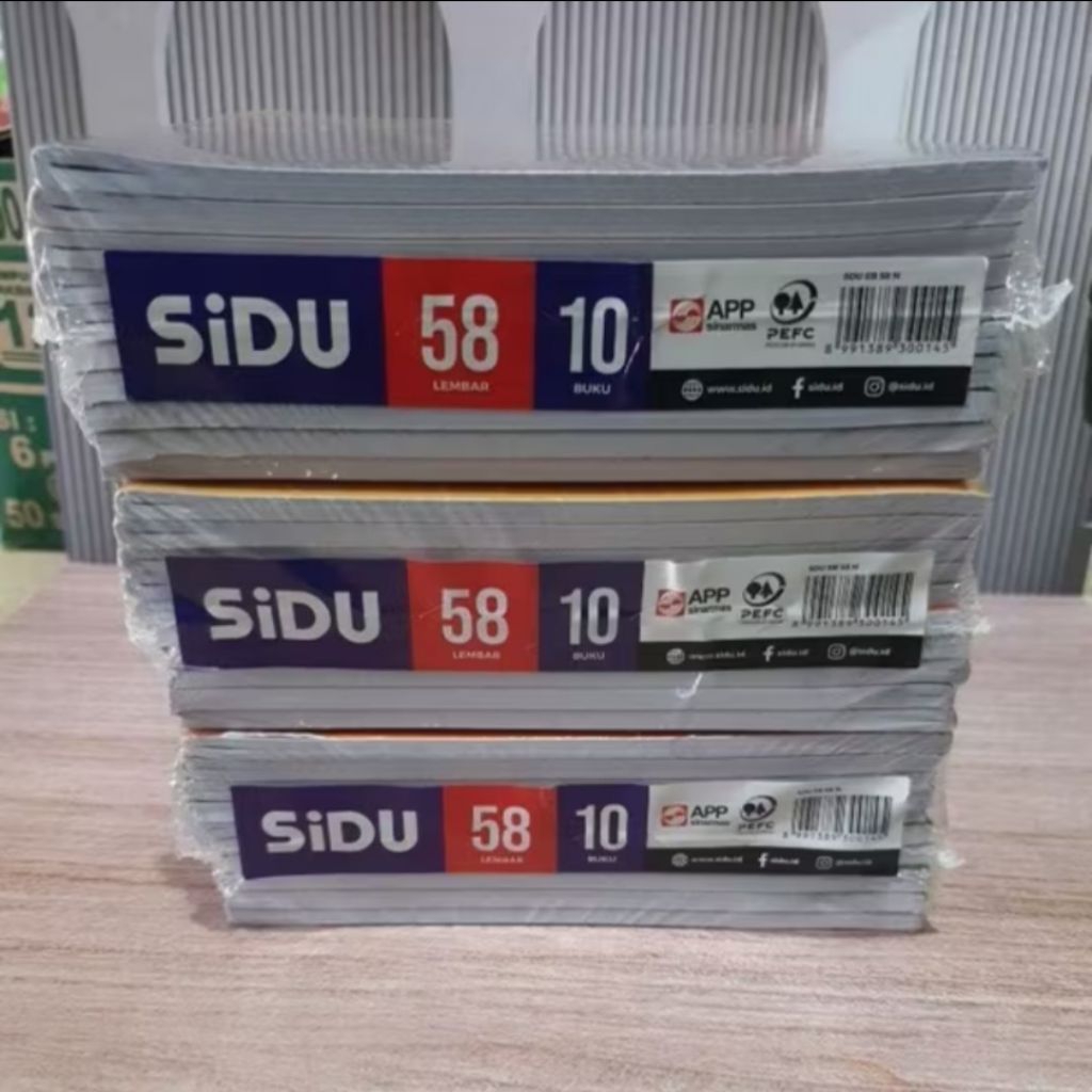 

BUKU TULIS SIDU 38/58 SATU PACK ISI 10 BUKU GAMBAR RANDOM