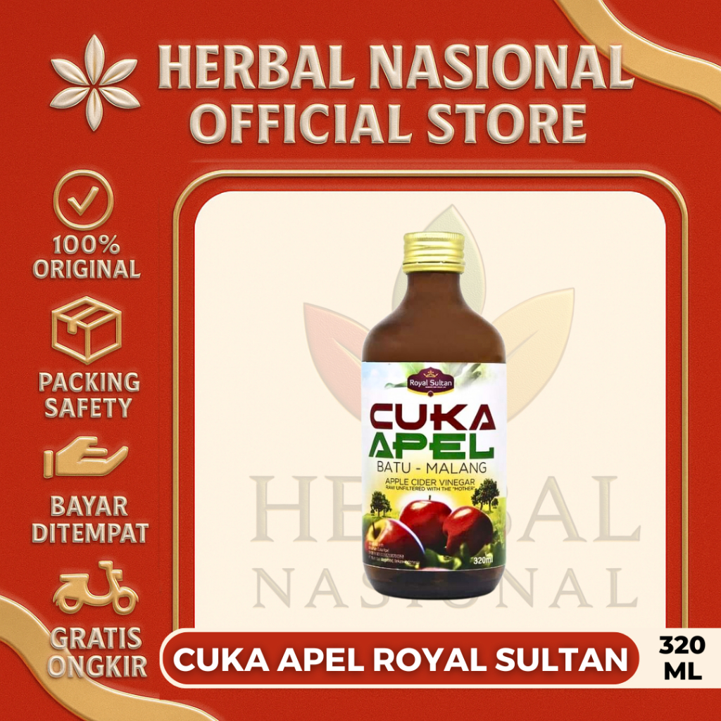

Cuka Apel Natural Apple Cider Vinegar Royal Sultan
