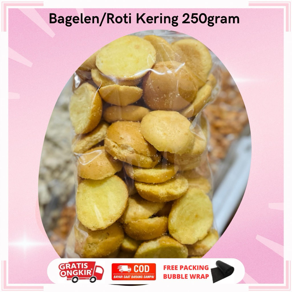 

BAGELEN MANIS GURIH 250GRAM | ROTI KERING BAGELEN