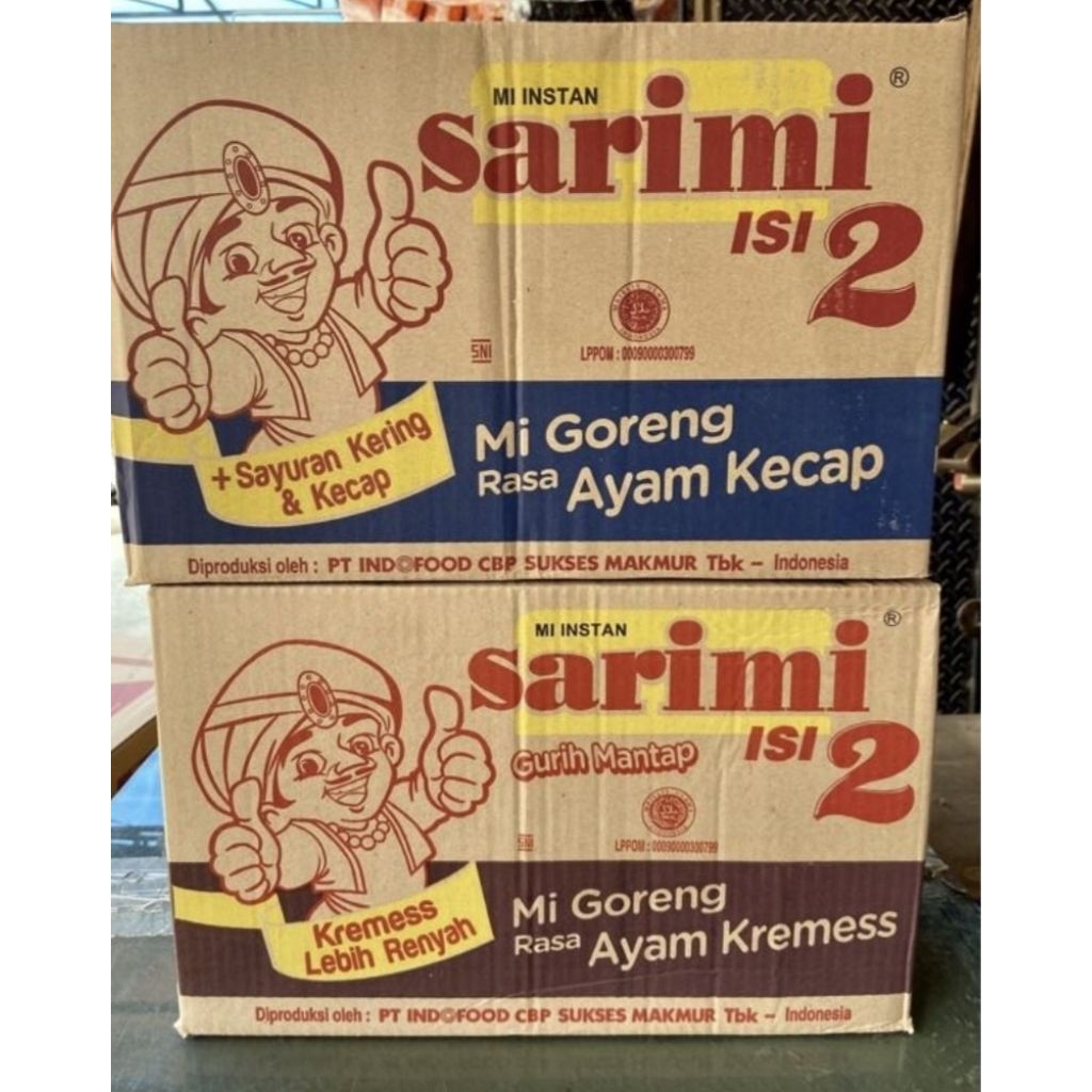 

MIE SARIMI ISI 2 KECAP DUS/MIE SARIMI AYAM KREMES DUS