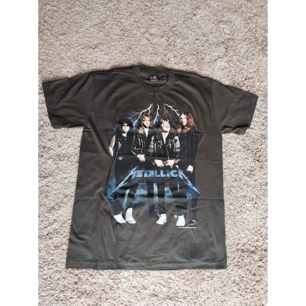 Kaos bootleg thailand original rock band T-shirts Metallica.