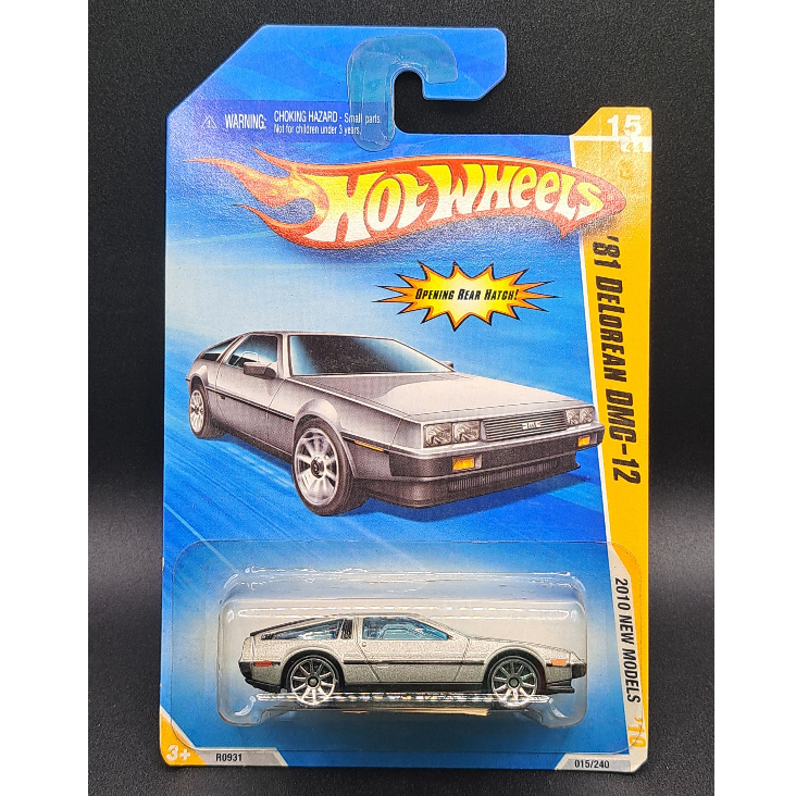 2010 Hot Wheels - '81 Delorean DMC-12 - Silver