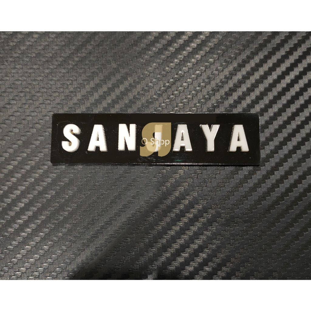 

papan nama timbul, nama dada timbul, name tag timbul