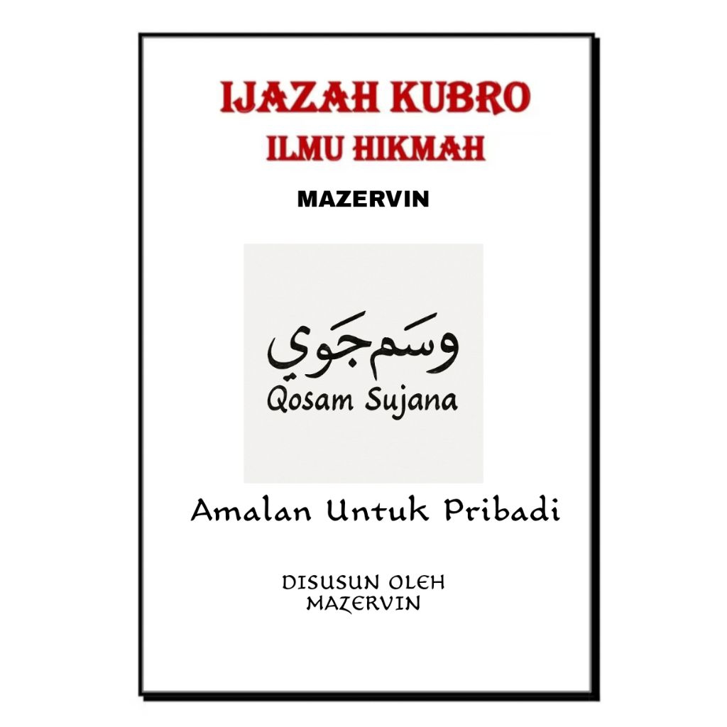 Buku Ilmu Hikmah Qosam Sujana