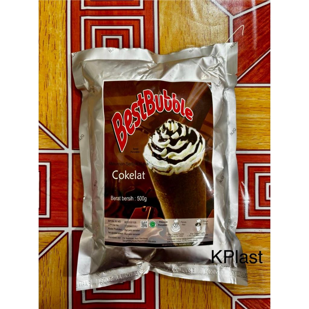 

Minuman Serbuk Rasa Cokelat Bestbubble 500 gram