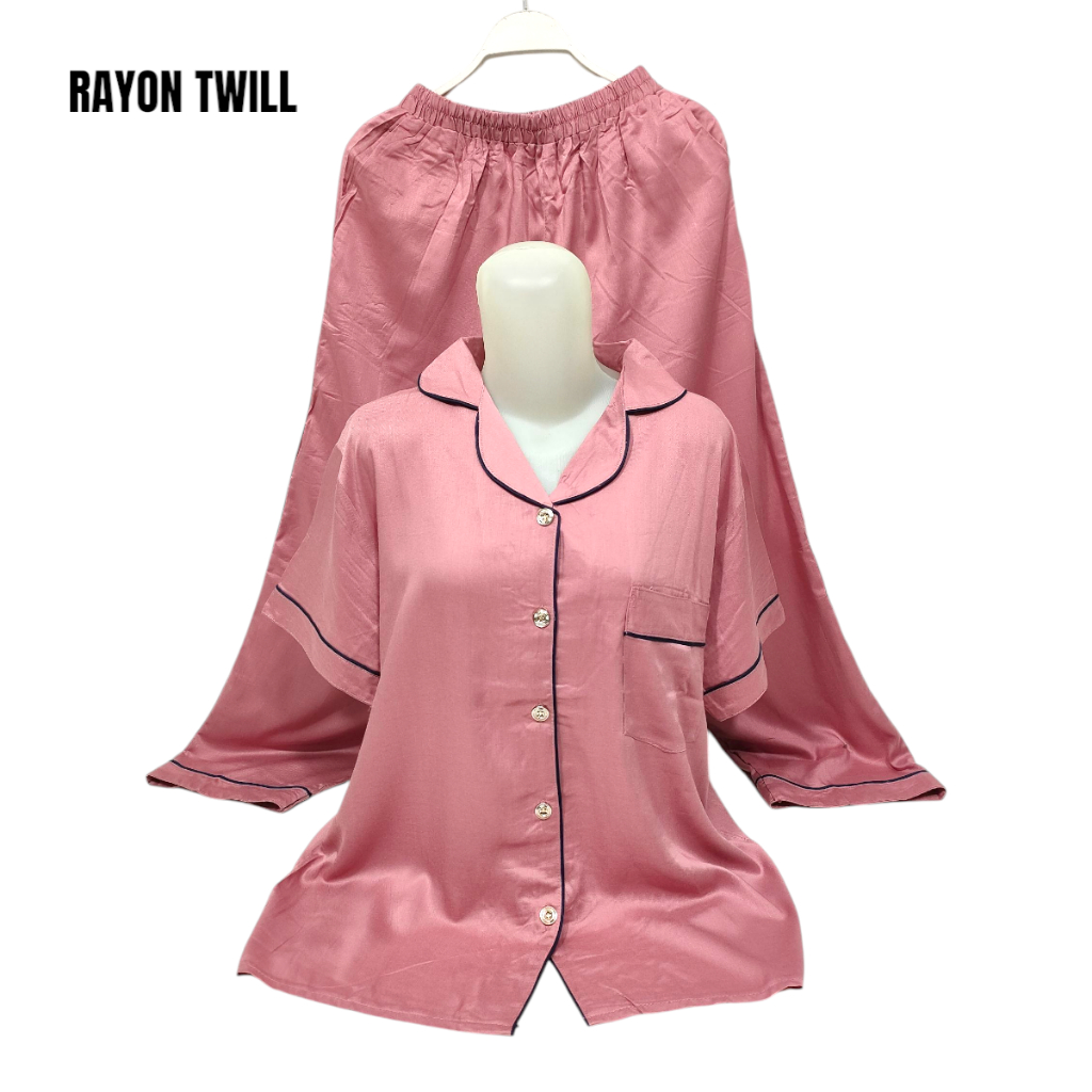 Setelan Baju Tidur Piyama/CP Piyama Rayon Twill Premium