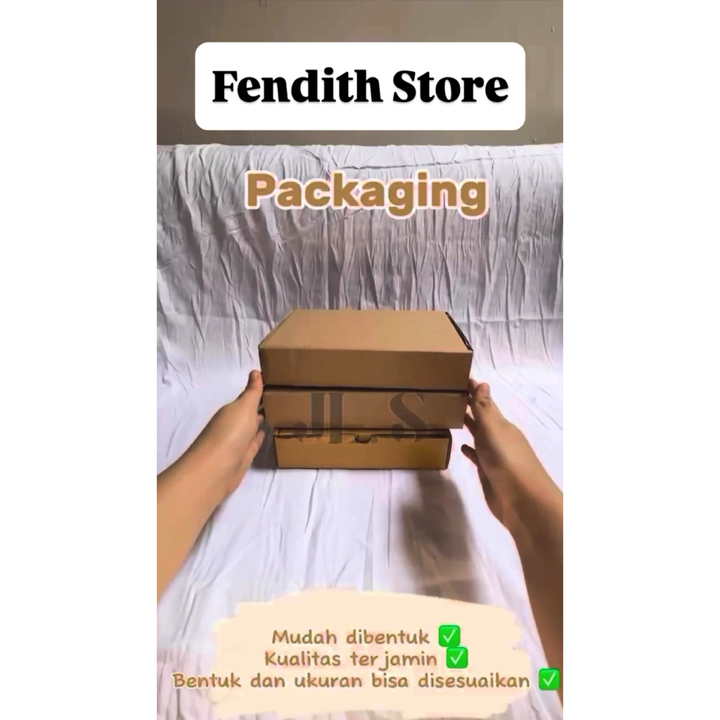 

Kotak / Box / Packaging / Dus / Karton Eflute 20 x 18 x 5