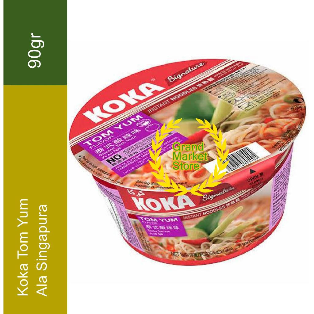 

Cup - Koka Instant Noodle Tom Yam Koka Bowl Tom Yum Flavour - Rasa Tom Yam Thailand ala Singapura Promo 90gr Bowl Murah