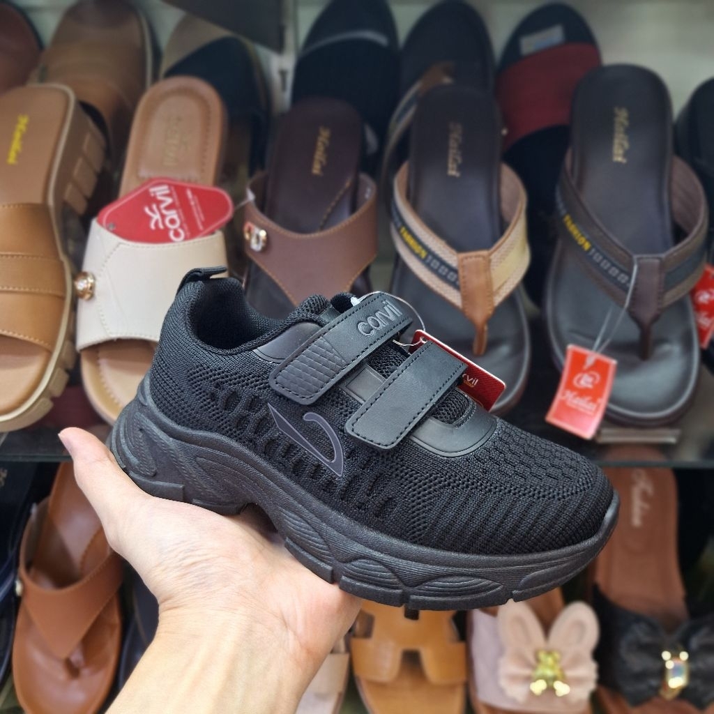 Sepatu Sekolah Hitam Sd 31-34 Termurah Carvil